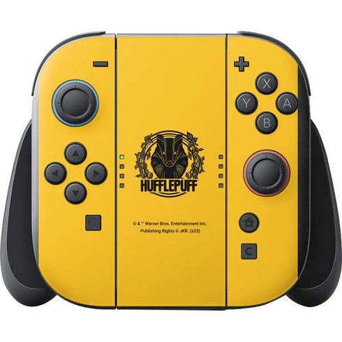 Wizarding Worlds Harry Potter Hufflepuff Illustration Nintendo Switch 2 (2025) with Joy-Con Skin